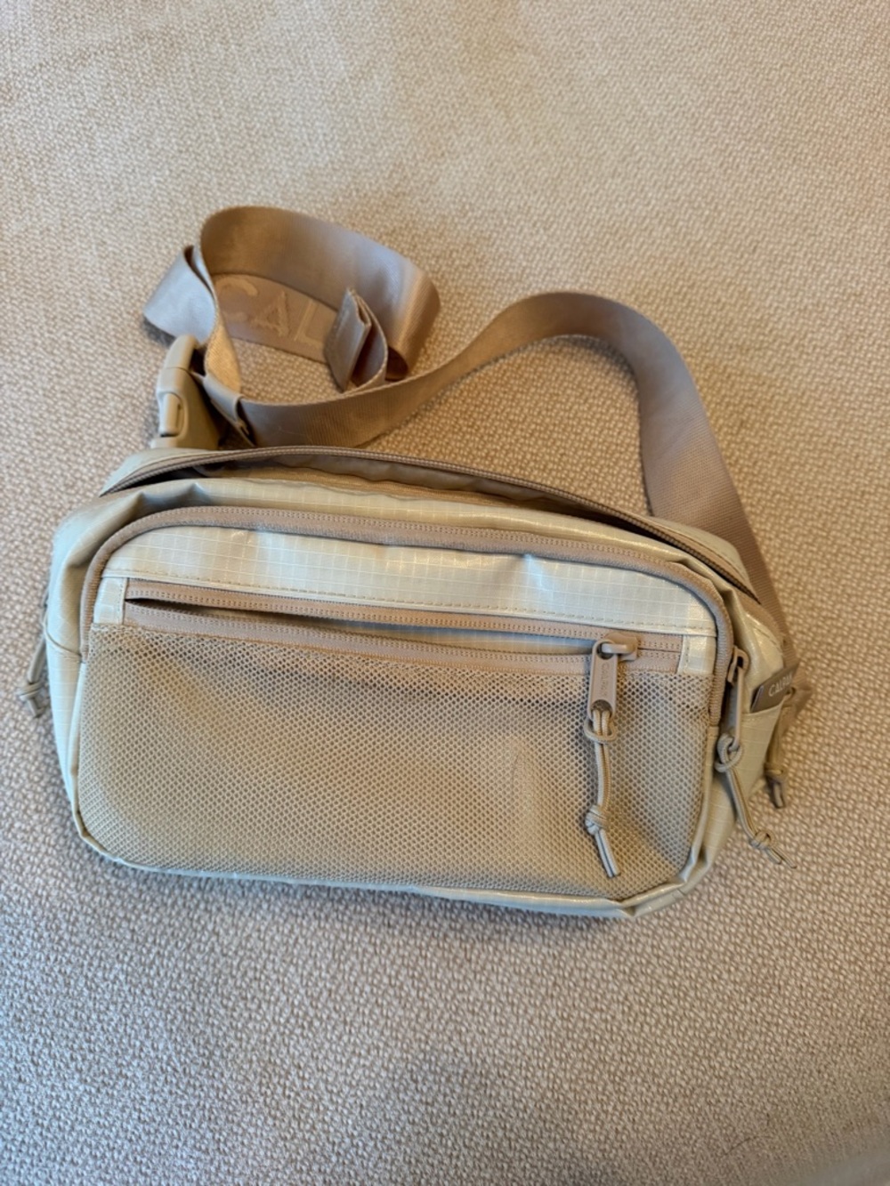 CALPAK Beige Crossbody Sling Bag